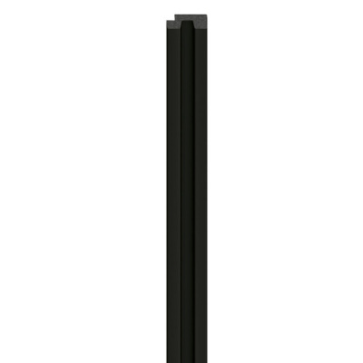 Рейка правая для стеновой панели Linerio S-LINE Black (чёрный)